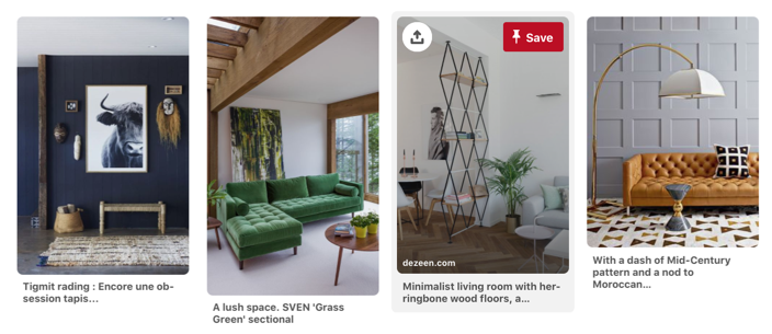 Quatre images de décoration intérieure - astuces decorer logement airbnb